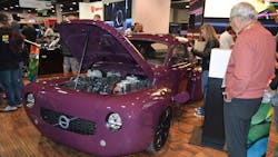 Unveiled at the SEMA Show Nov. 1, Rebel Berry Purple was the winning color for Iron Maven. The custom hue is described as &apos;a modern interpretation of several purple tones available on heritage Volvo products throughout the years.&apos;