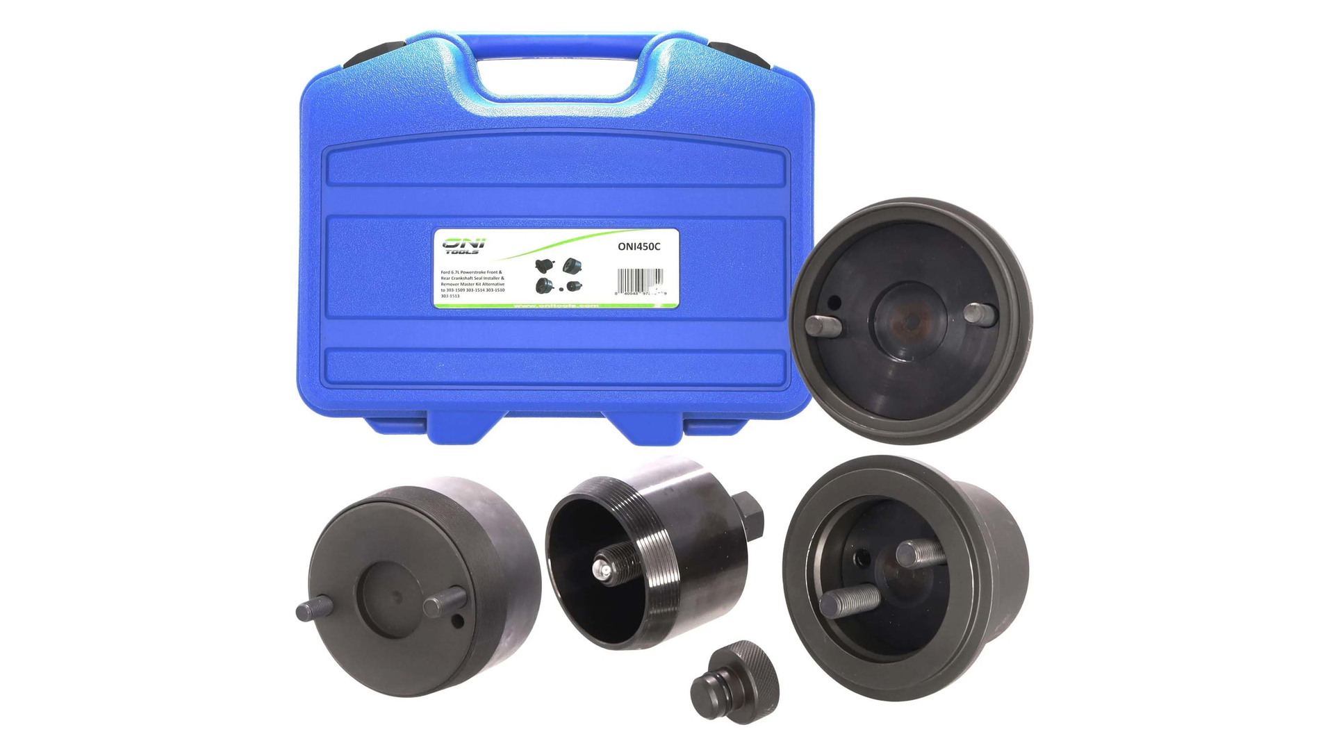 Oni Tools Ford 6.7L Front and Rear Crankshaft Seal Remover and Installer Master Tool Kit, No. ONI450C