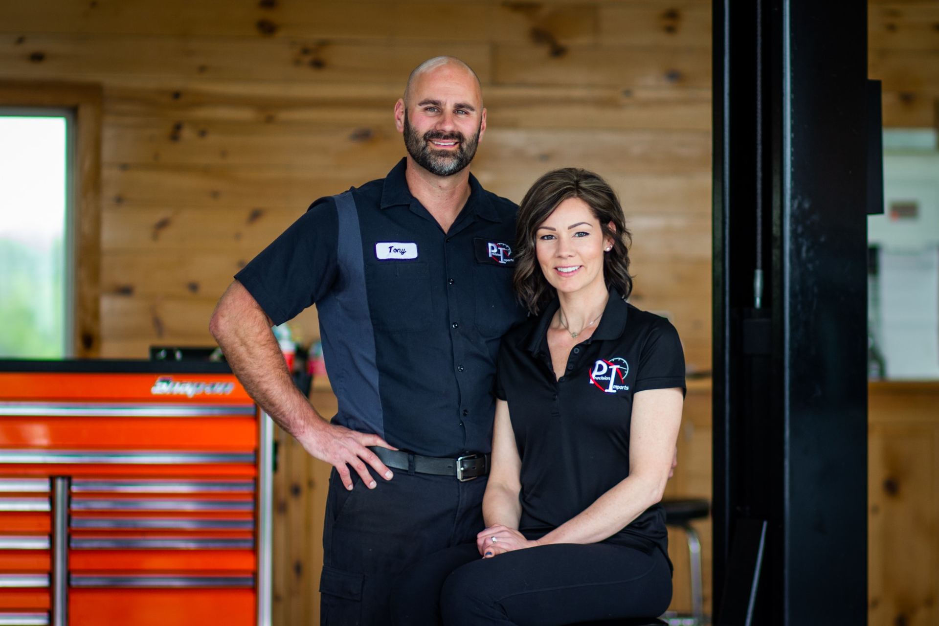 Jen and Tony Ringham, owners of Precision Imports