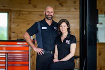 Jen and Tony Ringham, owners of Precision Imports