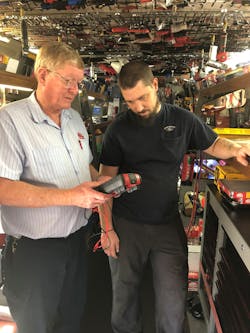 Black’s biggest tip for selling hybrid/electric vehicle tools and equipment is getting to know the right people at the stops you visit. Not every technician is going to be working on EVs or hybrids. Black’s biggest tip for selling hybrid/electric vehicle tools and equipment is getting to know the right people at the stops you visit. Not every technician is going to be working on EVs or hybrids.
