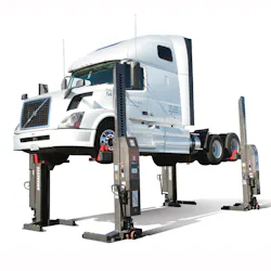 The Gray Manufacturing line of wireless mobile column lifts feature a wireless communication system and touchscreen graphic control system. Capable of lifting a variety of vehicles, these lifts have no external wires or cords, and when used at a full operating height can provide a lift height of 69”.