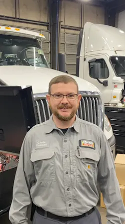All-Around Tech Skills Rodeo Grand Champion: Chris Purcell of Rush Truck Centers—Atlanta relies on his 20-plus years of experience, along with 'countless hours of OEM online training and in-person classes' to stay up-to-date on the latest diagnostic software developments.