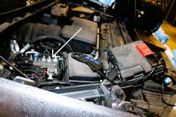 Figure 5- Positive battery cable terminal fusible plate Figure 5- Positive battery cable terminal fusible plate