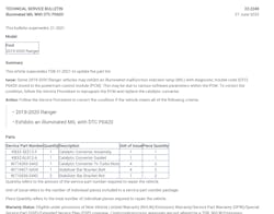Figure 3- This TSB indicates the manufacturer recognized a parameter problem in the software that is causing the early demise of the catalytic converter. To correct the problem, it states the converter requires replacement and an update of the PCM software. Figure 3- This TSB indicates the manufacturer recognized a parameter problem in the software that is causing the early demise of the catalytic converter. To correct the problem, it states the converter requires replacement and an update of the PCM software.