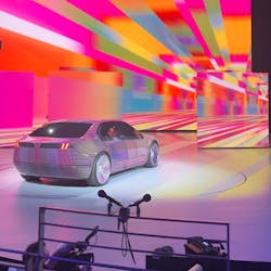 BMW showing how its latest concept car changes colors. BMW showing how its latest concept car changes colors.