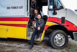 Truck Pup has become a vital part of this Mac team. Cunningham and Wendl like to joke that their customers come for Truck Pup and stay for the great deals. Truck Pup has become a vital part of this Mac team. Cunningham and Wendl like to joke that their customers come for Truck Pup and stay for the great deals.