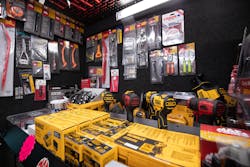 On the truck, the duo uses stickers and small signs to highlight promotions and specials. On the truck, the duo uses stickers and small signs to highlight promotions and specials.