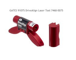Figure 7- DriveAlign laser pulley alignment tool, from Gates Corporation. Figure 7- DriveAlign laser pulley alignment tool, from Gates Corporation.