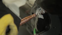 Squeeze-type resistance spot welding is starting to take over in collision repair shops because many OEMs are using advanced steels that are thinner than in the past. These machines produce a perfect weld every time and won't burn through sealants or adhesives. Squeeze-type resistance spot welding is starting to take over in collision repair shops because many OEMs are using advanced steels that are thinner than in the past. These machines produce a perfect weld every time and won't burn through sealants or adhesives.