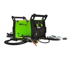 The Forney Industries 220 MP Multi-Process Welder, No. 410, features a high welding capacity of 1/2” and 220A of welding power, making it ideal for use on steel, stainless steel, cast iron, and aluminum (with spool gun). It offers dual-voltage (120V/240V) input power. The Forney Industries 220 MP Multi-Process Welder, No. 410, features a high welding capacity of 1/2” and 220A of welding power, making it ideal for use on steel, stainless steel, cast iron, and aluminum (with spool gun). It offers dual-voltage (120V/240V) input power.