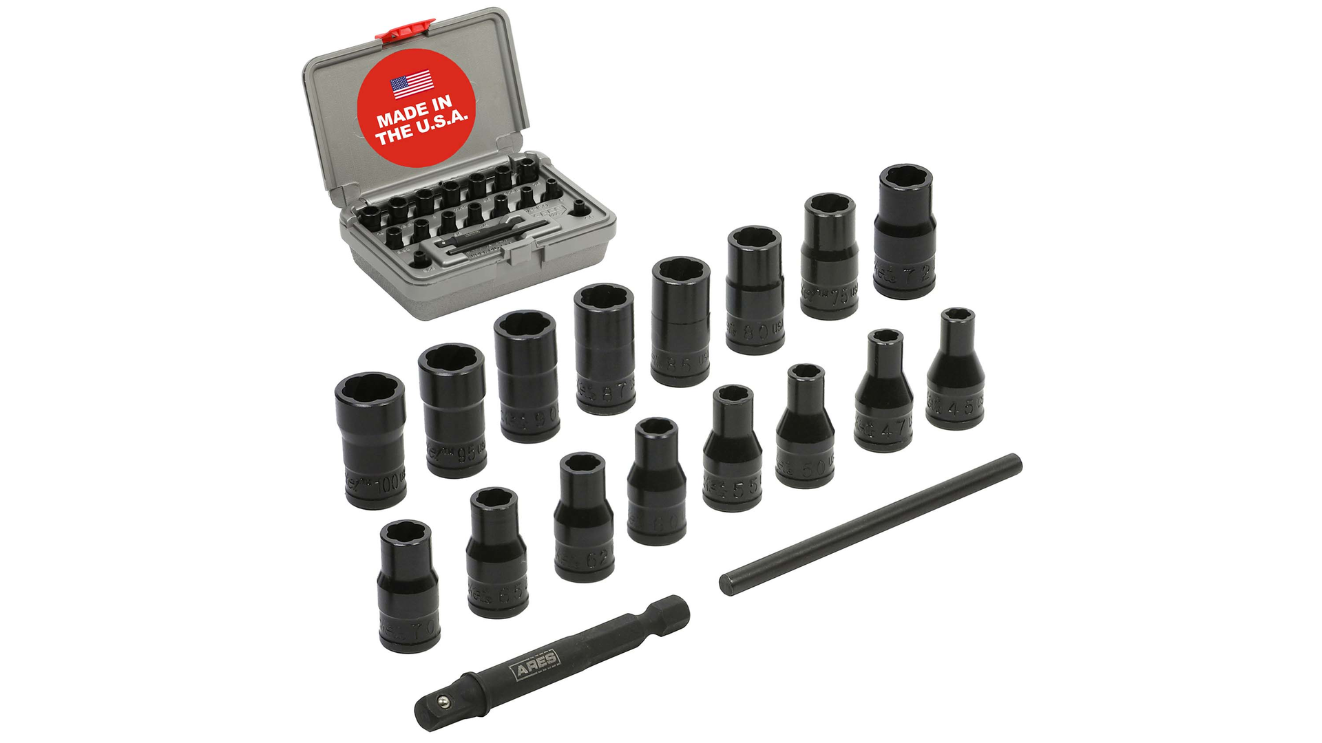 ARES 18-pc Combo Turbo Socket Set, No. 29022