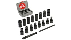 ARES 18-pc Combo Turbo Socket Set, No. 29022 ARES 18-pc Combo Turbo Socket Set, No. 29022
