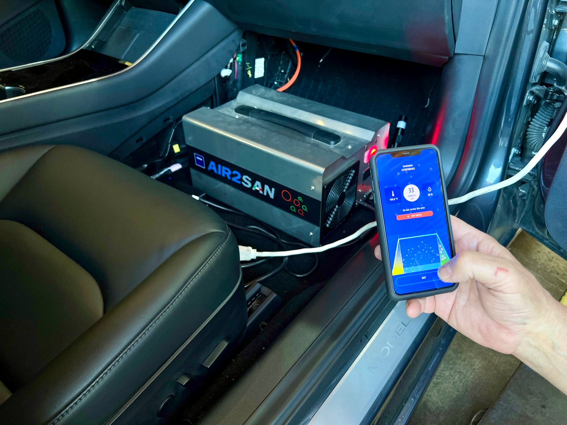 Figure 15 - Texa AIR2SAN ozone service