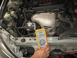 Figure 8- The replacement of the alternator did not repair the charging system fault. Everyone makes mistakes so never forget to reference service information during diagnostics, to understand system strategy. Figure 8- The replacement of the alternator did not repair the charging system fault. Everyone makes mistakes so never forget to reference service information during diagnostics, to understand system strategy.