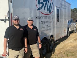 Stinson has been instructing his son, Evan, everything he knows, including what his own father taught him – if you do not service what you sell then what you sell is no good. Stinson has been instructing his son, Evan, everything he knows, including what his own father taught him – if you do not service what you sell then what you sell is no good.