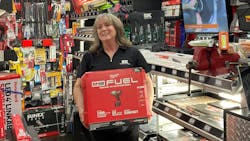 Bridget Lankford has been selling tools from a truck for over 18 years. Bridget Lankford has been selling tools from a truck for over 18 years.