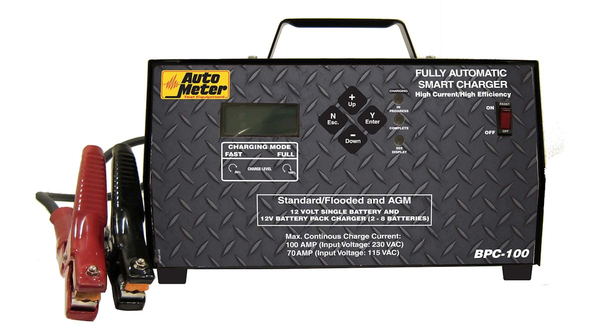 AutoMeter Fully Automatic Heavy Duty Smart Charger, No. BPC-100