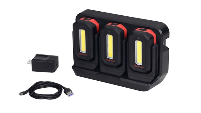 Snap on top led magnetic light