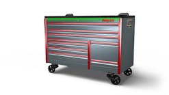 Snap-on 68" Nine-Drawer Double-Bank EPIQ Series Roll Cab with PowerDrawer and SpeeDrawer, No. KETP682ATWHC