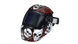 Snap-on Skull Auto-Darkening Welding Helmet with Light, No. WELDIGNSKULL Snap-on Skull Auto-Darkening Welding Helmet with Light, No. WELDIGNSKULL