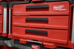 Ray uses labels to help keeps his tools organized. Ray uses labels to help keeps his tools organized.