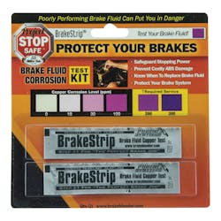 The Motorist Assurance Program (MAP) supports testing brake fluid by either using a copper test strip or a pH test strip. Both of these methods allow you to quickly test the fluid to see if there is degradation. Any copper test strip that shows more than 200 ppm requires a fluid exchange. The Motorist Assurance Program (MAP) supports testing brake fluid by either using a copper test strip or a pH test strip. Both of these methods allow you to quickly test the fluid to see if there is degradation. Any copper test strip that shows more than 200 ppm requires a fluid exchange.