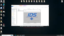 Figure 3- Ford IDS launch screen Figure 3- Ford IDS launch screen