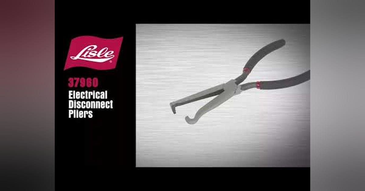 Video Lisle Corporation Electrical Disconnect Pliers, No. 37960 Vehicle Service Pros Video Lisle Corporation Electrical Disconnect Pliers, No. 37960 Vehicle Service Pros
