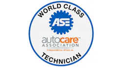 Over 2,200 auto service professionals recognized as World Class Technicians