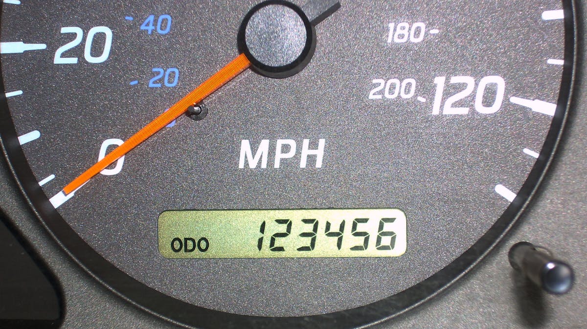 How to check cheap odometer reading