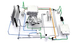 This high-efficiency heat pump system is the one found in the Hyundai Kona EV. This high-efficiency heat pump system is the one found in the Hyundai Kona EV.