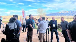 ETI members gathered at the ToolTech 2023 welcome reception at the picturesque Hyatt Regency Tamaya Resort in Santa Ana Pueblo, New Mexico.