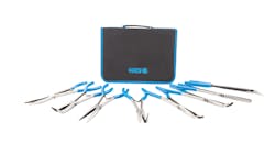 Matco Tools 8-pc Long Reach Pliers Set - Blue, No. LRP8SETB Matco Tools 8-pc Long Reach Pliers Set - Blue, No. LRP8SETB