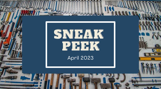 2023 April Sneak Peek