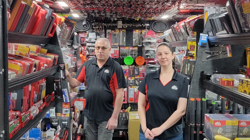Ed and Maria Lee have been running their Mac Tools tool truck for six years now.