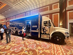 Look at this brand-new Cornwell tool truck just waiting to be filled with new tools and equipment. Look at this brand-new Cornwell tool truck just waiting to be filled with new tools and equipment.