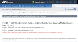 Figure 1- This TSB is periodically updated. Recent versions show photos of where some aftermarket telematics are often installed on the vehicle. Among other symptoms, this TSB mentions the DTC C0561 stability system data issue that is often caused by other problems. Figure 1- This TSB is periodically updated. Recent versions show photos of where some aftermarket telematics are often installed on the vehicle. Among other symptoms, this TSB mentions the DTC C0561 stability system data issue that is often caused by other problems.