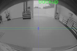 Figure 2 - Wide Angle Back Up Camera