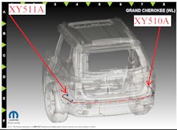 Figure 10- Here is the connector location view found in Alldata of the XY511A and XY510A connectors. Figure 10- Here is the connector location view found in Alldata of the XY511A and XY510A connectors.