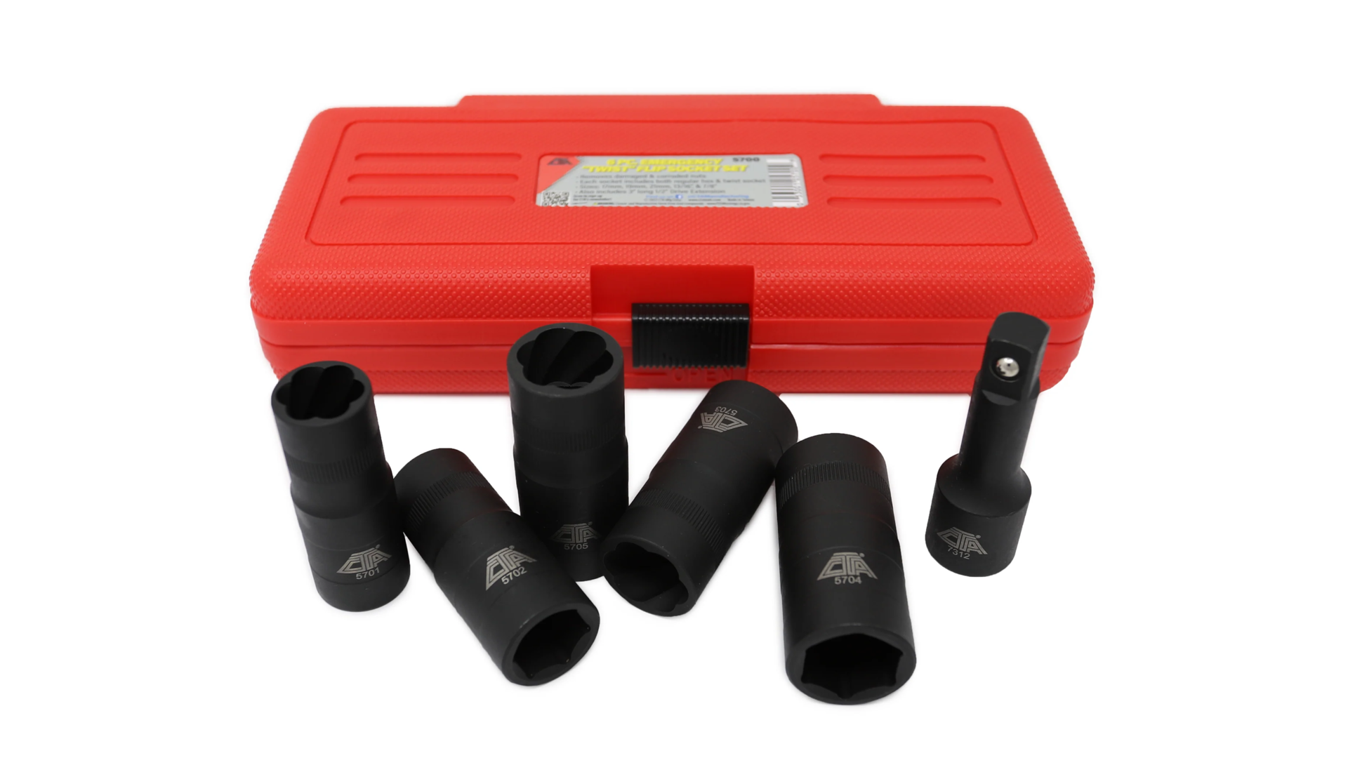 CTA 6-pc Emergency Twist Flip Socket Set, No. 5700