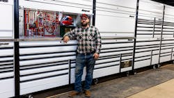 Stitzinger’s setup took 10 years to complete, buying his first box right after high school. Stitzinger’s setup took 10 years to complete, buying his first box right after high school.