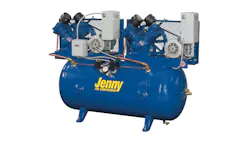 Single and Two-Stage Duplex Compressors from Jenny Products Single and Two-Stage Duplex Compressors from Jenny Products