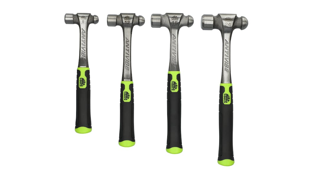 AntiVibe HiVis Ball Peen Hammers Vehicle Service Pros