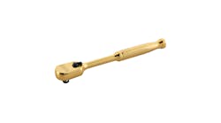 1/4" Drive Professional Special Edition Gold-Plated Ratchet, No. R1GOLD