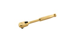 1/4&apos; Drive Professional Special Edition Gold-Plated Ratchet, No. R1GOLD