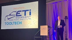 Brian Plott, executive director at ETI welcoming everyone to the first day of presentations.