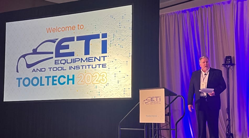 Brian Plott, executive director at ETI welcoming everyone to the first day of presentations.