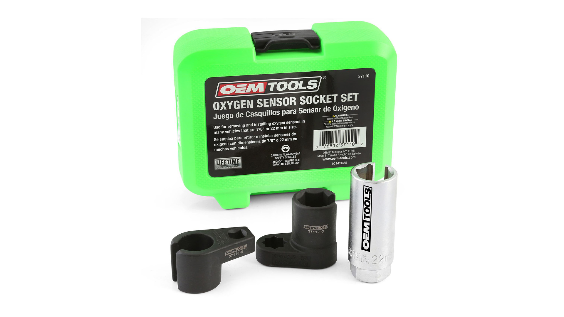 Oxygen Sensor Socket Set, No. 37110