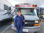 Independent tool distributor Angelica Platero says selling heavy duty tools and equipment takes time and a lot of research.